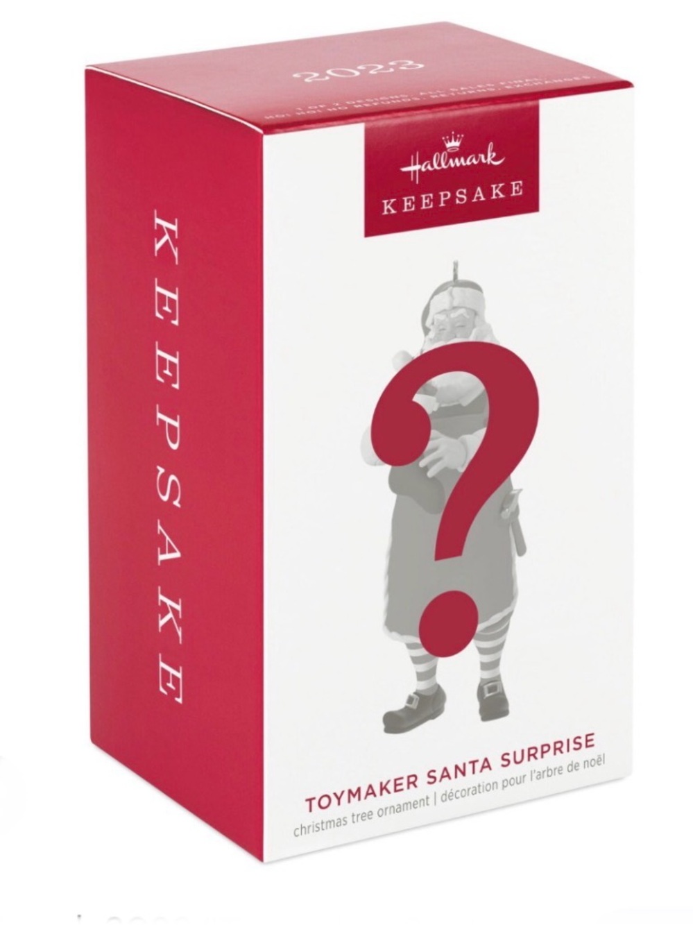 Hallmark Keepsake Toymaker Santa Surprise Ornament